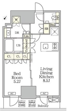 ザ・パークハビオ大森山王 402 間取り図