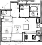 ルミーク北千住 307 間取り図