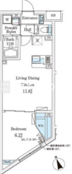 クレアティフ駒澤大学前 302 間取り図