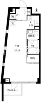 JMFレジデンス世田谷三宿 501 間取り図
