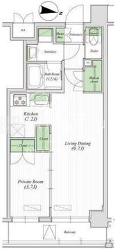 アーバネックス原宿 403 間取り図