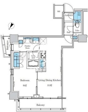 パークアクシス滝野川ラブリーズ 328 間取り図