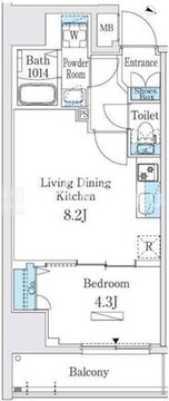 プライムブリス板橋本町 701 間取り図