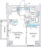 プライムブリス板橋本町 1002 間取り図