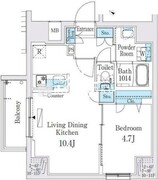 プライムブリス板橋本町 703 間取り図