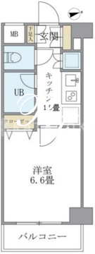 KDXレジデンス西新宿 702 間取り図