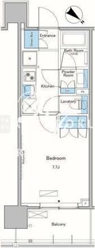 ルフォンプログレ滝野川 1204 間取り図