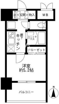 メインステージ南麻布4 1104 間取り図