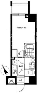レジディア浅草吾妻橋 702 間取り図