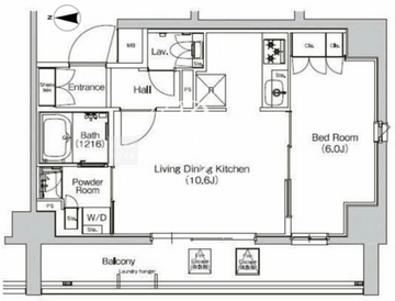 プラウドフラット外神田 808 間取り図