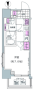 プレジリア東日本橋 707 間取り図