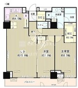 パーク・アヴェニュー神南 1006 間取り図