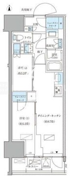 パークアクシス品川天王洲アイル 410 間取り図