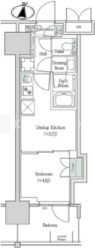 ブルックサイドレジデンス木場 211 間取り図