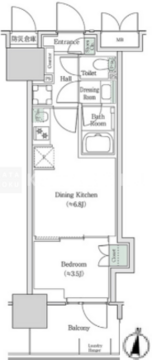 ブルックサイドレジデンス木場 219 間取り図