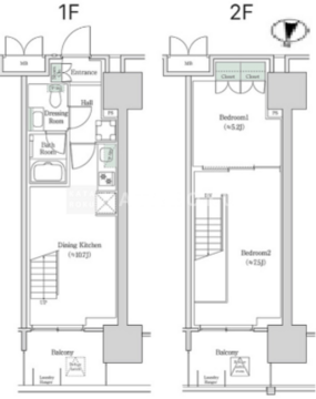 ブルックサイドレジデンス木場 230 間取り図