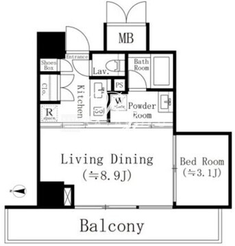 高円寺クロスオーバー 202 間取り図