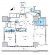 パークアクシス滝野川ラブリーズ 1001 間取り図