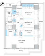 パークアクシス豊洲 2022 間取り図