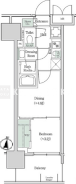 ブルックサイドレジデンス木場 318 間取り図
