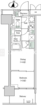 ブルックサイドレジデンス木場 320 間取り図