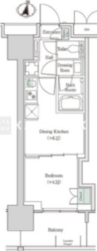 ブルックサイドレジデンス木場 906 間取り図