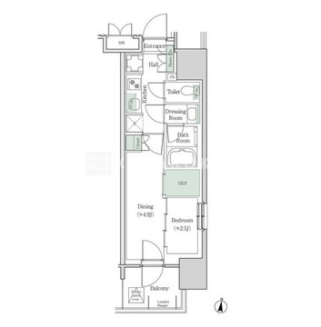 ブルックサイドレジデンス木場 326 間取り図