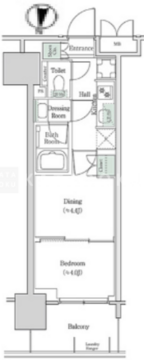 ブルックサイドレジデンス木場 334 間取り図