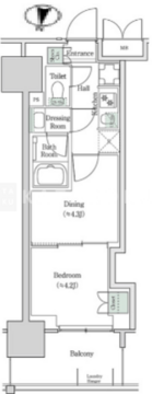 ブルックサイドレジデンス木場 336 間取り図