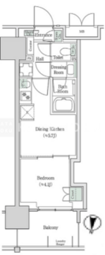 ブルックサイドレジデンス木場 338 間取り図