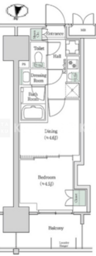 ブルックサイドレジデンス木場 837 間取り図
