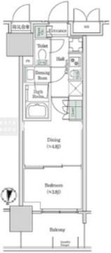 ブルックサイドレジデンス木場 924 間取り図