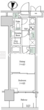 ブルックサイドレジデンス木場 928 間取り図
