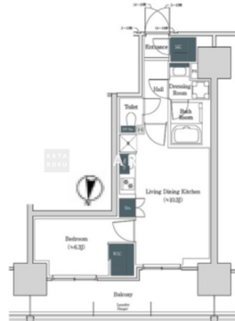 ブルックサイドレジデンス木場 934 間取り図