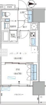 パークアクシス西大島コンフォートスクエア 621 間取り図