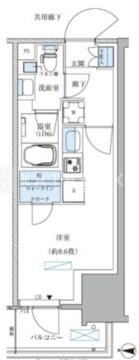 パークアクシス西大島コンフォートスクエア 1332 間取り図