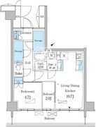 パークアクシス品川南大井パークフロント 645 間取り図