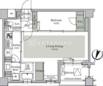 パークキューブ西ヶ原ステージ 419 間取り図