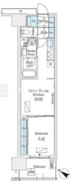 ロイヤルパークス有明 707 間取り図
