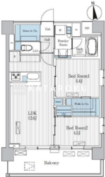 テラ蚕糸の森 210 間取り図