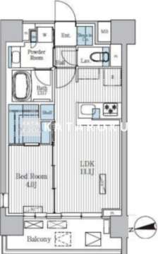 テラ蚕糸の森 1001 間取り図