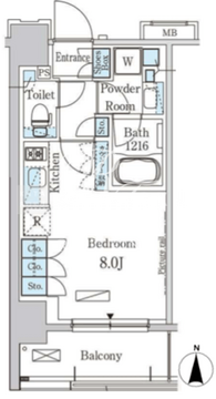 パークアクシス大森 601 間取り図
