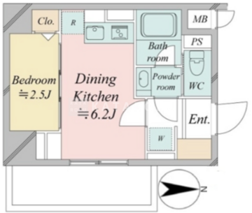 ドゥーエ王子神谷 705 間取り図