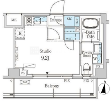 パークアクシス馬込レジデンス 509 間取り図