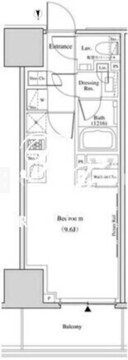 ザ・パークハビオ北千住 310 間取り図