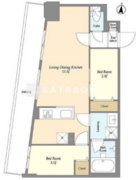 アルファコート梅島 214 間取り図