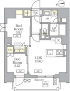 ザ・ライオンズフォーシア文京湯島 904 間取り図