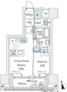 シーズンフラッツ浅草六丁目 303 間取り図