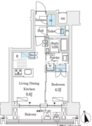 シーズンフラッツ浅草六丁目 703 間取り図