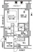 東雲キャナルコートCODAN 17-303 間取り図